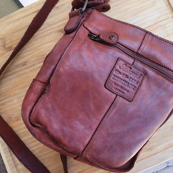 Brown Leather Crossbody Bag - Picture 2 of 4